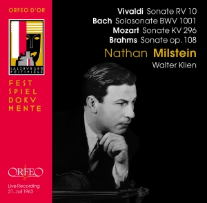 Bach / Brahms / Mozart - Nathan Milstein, Live Recording 196 ryhmässä CD @ Bengans Skivbutik AB (3489959)