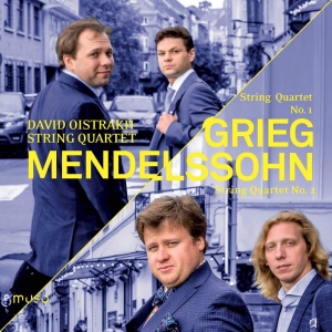 Grieg Edvard Mendelssohn Felix - String Quartets ryhmässä CD @ Bengans Skivbutik AB (3494720)