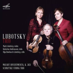 Mozart W A Schnittke Alfred - Lubotsky Trio. Mozart & Schnittke ryhmässä CD @ Bengans Skivbutik AB (3509809)