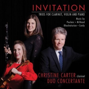 Carter Christine & Duo Concertante - Invitation: Trios For Carinet, Viol ryhmässä CD @ Bengans Skivbutik AB (3512026)