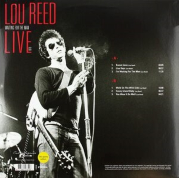 Reed Lou - Waiting For The Man Live 1976 (180G ryhmässä VINYYLI / Myydyimmät @ Bengans Skivbutik AB (3513020)