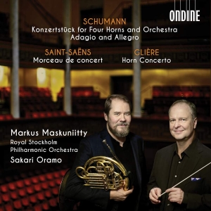 Schumann Robert Saint-Saëns Cami - Konzertstück For Four Horns And Orc ryhmässä CD @ Bengans Skivbutik AB (3552115)