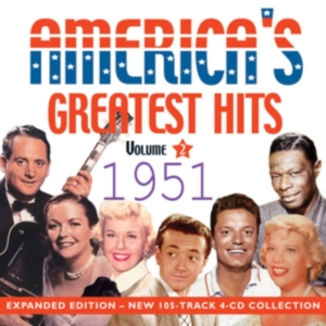 Various Artists - America's Greatest Hits 1951 - Expa ryhmässä CD @ Bengans Skivbutik AB (3558623)
