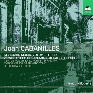 Cabanilles Joan - Keyboard Music, Vol. 3 ryhmässä CD @ Bengans Skivbutik AB (3597483)