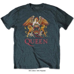 Queen - Queen Men's Tee: Classic Crest ryhmässä Minishops / Queen @ Bengans Skivbutik AB (3619722)