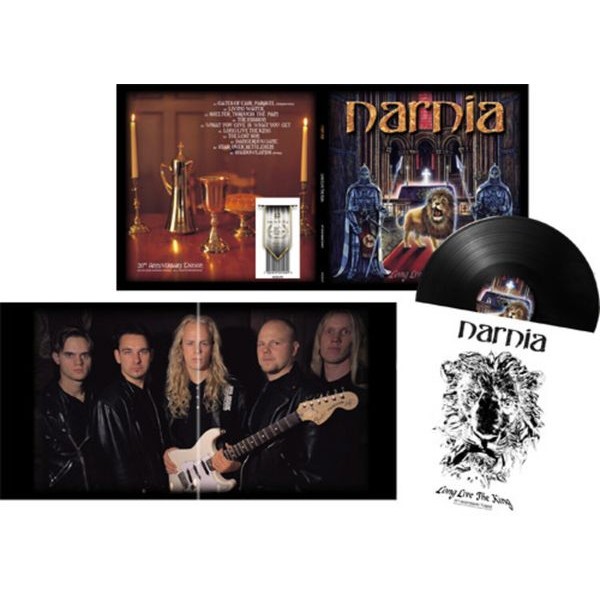 Narnia - Long Live The King (Black Vinyl) ryhmässä VINYYLI / Hårdrock/ Heavy metal @ Bengans Skivbutik AB (3636133)