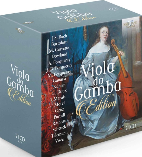 Various - Viola Da Gamba Edition (21 Cd) ryhmässä CD @ Bengans Skivbutik AB (3645245)