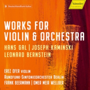Bernstein Leonard Gál Hans Kami - Violin Concertos ryhmässä CD @ Bengans Skivbutik AB (3651173)