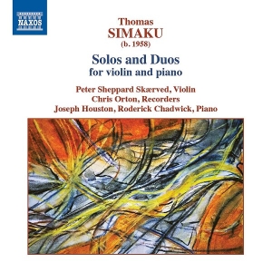 Simaku Thomas - Solos And Duos For Violin And Piano ryhmässä CD @ Bengans Skivbutik AB (3651189)