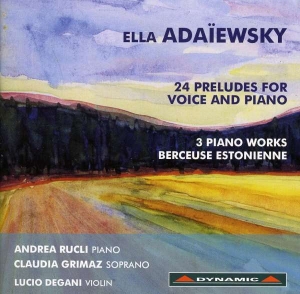 Adaiewsky - 24 Preludes For Voice And Piano ryhmässä CD @ Bengans Skivbutik AB (3659722)