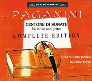 Paganini - Centone Di Sonate For Violin And Gu ryhmässä CD @ Bengans Skivbutik AB (3661732)
