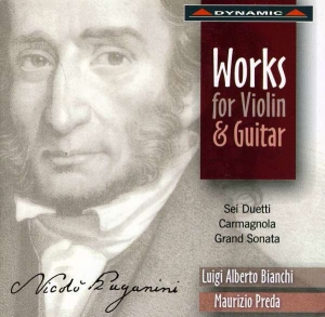 Paganini - Works For Violin And Guitar ryhmässä CD @ Bengans Skivbutik AB (3662195)