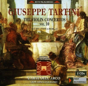 Tartini - The Violin Concertos Vol 10 ryhmässä CD @ Bengans Skivbutik AB (3662742)