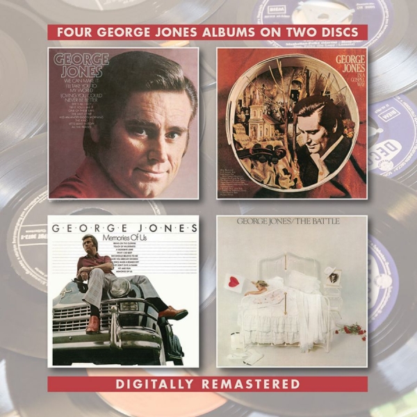 Jones George - George Jones/In A Gospel Way + 2 ryhmässä CD / Country @ Bengans Skivbutik AB (3664697)