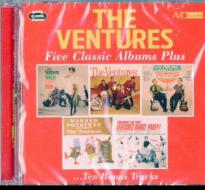 Ventures - Five Classic Albums Plus ryhmässä CD @ Bengans Skivbutik AB (3664700)