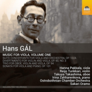 Gál Hans - Music For Viola, Vol. 1 ryhmässä CD @ Bengans Skivbutik AB (3666020)