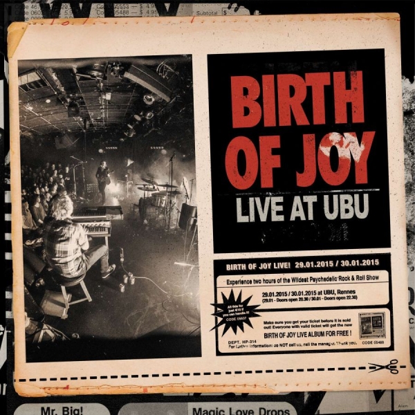Birth Of Joy - Live At Ubu ryhmässä CD / Myydyimmät @ Bengans Skivbutik AB (3669331)