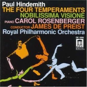Hindemith Paul - Four Temperaments Nobilissima Visi ryhmässä CD @ Bengans Skivbutik AB (3677254)