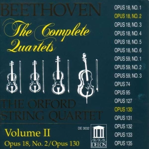 Beethoven Ludwig Van - String Quartets Vol Ii ryhmässä CD @ Bengans Skivbutik AB (3677366)