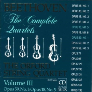 Beethoven Ludwig Van - String Quartets Vol Iii ryhmässä CD @ Bengans Skivbutik AB (3677367)
