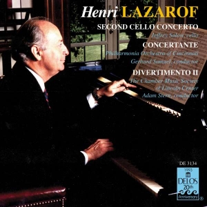 Lazarof Henri - Cello Concerto #2 Concertante Div ryhmässä CD @ Bengans Skivbutik AB (3677418)