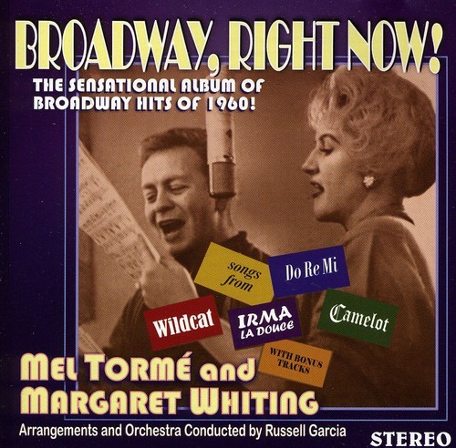 Mel Torme & Margaret Whiting - Broadway, Right Now ! ryhmässä CD / Myydyimmät @ Bengans Skivbutik AB (3701014)