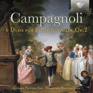 Campagnoli Bartolomeo - 6 Duos For Flute And Violin, Op.2 ryhmässä CD @ Bengans Skivbutik AB (3704323)