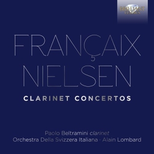 Francaix Jean Nielsen Carl - Clarinet Concertos ryhmässä CD @ Bengans Skivbutik AB (3704324)