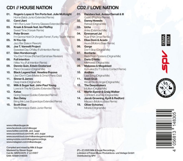 Various Artists - Milk & Sugar Winter Session 2020 ryhmässä CD / Myydyimmät @ Bengans Skivbutik AB (3709526)