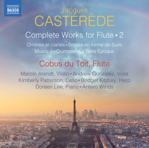 Casterede Jacques - Complete Works For Flute, Vol. 2 ryhmässä CD @ Bengans Skivbutik AB (3729413)