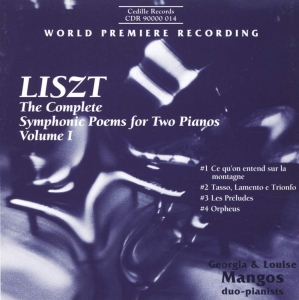 Liszt Franz - Symphonic Poems For Two Pianos ryhmässä CD @ Bengans Skivbutik AB (3734593)