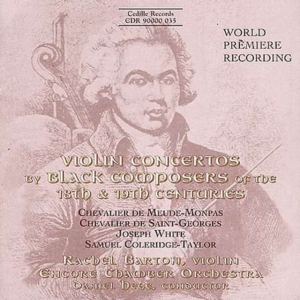 Various - Violin Concertos By Black Composers ryhmässä CD @ Bengans Skivbutik AB (3734618)