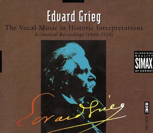 Div Art - Grieg-Vocal Music In Historic ryhmässä CD / Klassiskt @ Bengans Skivbutik AB (3744582)