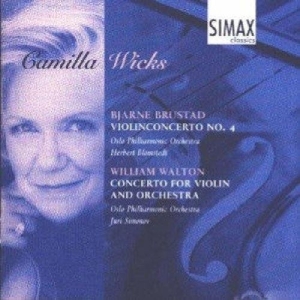 Wickscamilla - Brustad/Walton:Fiolinkonserter ryhmässä CD @ Bengans Skivbutik AB (3744610)