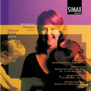 Thorsenmarianne/Håvard Gimse - Mozart/Fauré/Prokofiev/Lutoslawski ryhmässä Externt_Lager / Naxoslager @ Bengans Skivbutik AB (3744620)