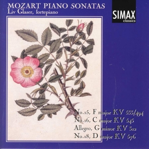 Glaserliv - Mozart:Piano Sonatas Vol 5 ryhmässä CD @ Bengans Skivbutik AB (3746157)