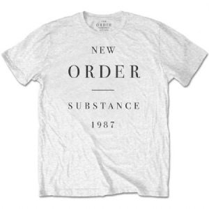 New Order - New Order Unisex Tee: Substance ryhmässä Minishops / New Order @ Bengans Skivbutik AB (3751211r)