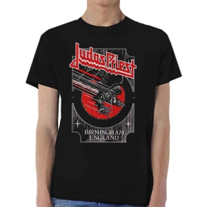 Judas Priest - Silver And Red Vengeance Uni Bl T-Shirt ryhmässä MERCH @ Bengans Skivbutik AB (3762834r)