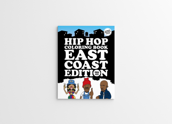 Mark 563 - Hip Hop Coloring Book: East Coast Edition ryhmässä Övriga böcker @ Bengans Skivbutik AB (3773950)