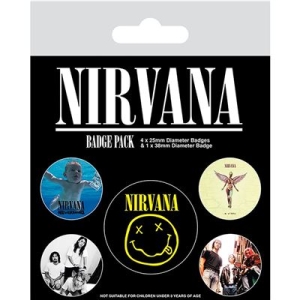 Nirvana - Badge Pack ryhmässä Minishops / Nirvana @ Bengans Skivbutik AB (3778765)