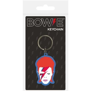 David Bowie - David Bowie (Aladdin Sane) Rubber Keycha ryhmässä MERCHANDISE / Merch / Pop-Rock @ Bengans Skivbutik AB (3779079)