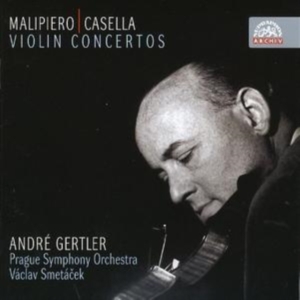 Malipiero Gian Francesco Casella - Violin Concertos ryhmässä Externt_Lager / Naxoslager @ Bengans Skivbutik AB (3814619)