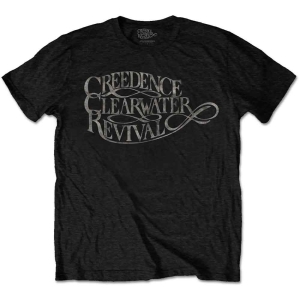 Creedence Clearwater Revival - Vintage Logo Uni Bl    ryhmässä BW-T-shirts @ Bengans Skivbutik AB (3822836)