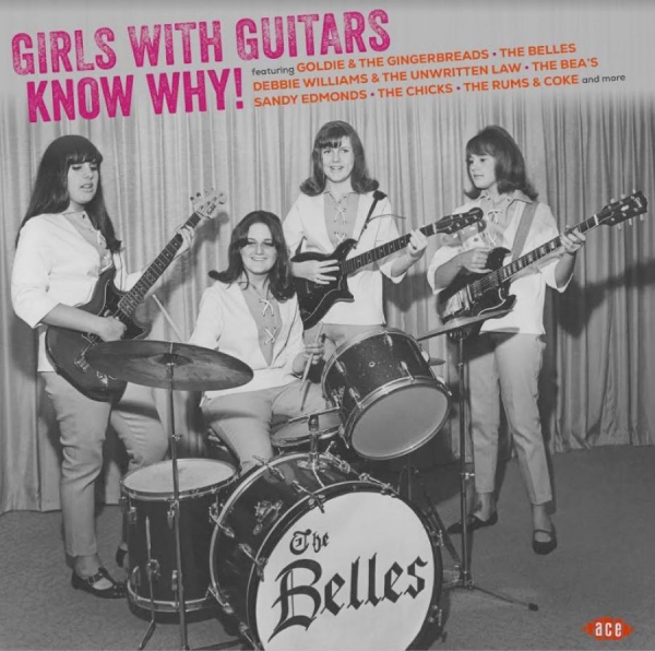 Various Artists - Girls With Guitars Know Why! ryhmässä VINYYLI / Myydyimmät @ Bengans Skivbutik AB (3824032)