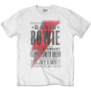 David Bowie - T-shirt - Hammersmith Odeo -   ryhmässä Merchandise @ Bengans Skivbutik AB (3826310r)