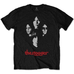 The Stooges - Group Shot Uni Bl T-Shirt ryhmässä MERCHANDISE / T-paita / Punk @ Bengans Skivbutik AB (3828284r)
