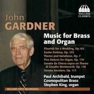 Gardner - Music For Brass And Organ ryhmässä CD @ Bengans Skivbutik AB (3837534)