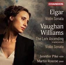 Elgar Edward Vaughan Williams Ra - Violin Sonatas & The Lark Ascending ryhmässä CD @ Bengans Skivbutik AB (3838205)