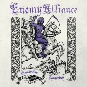 Enemy Alliance - Damnation Dawning (Purple Vinyl) ryhmässä VINYYLI @ Bengans Skivbutik AB (3844217)