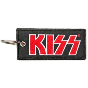 Kiss - KISS Keychain: Red Logo (Double Sided Pa ryhmässä Minishops / Kiss @ Bengans Skivbutik AB (3880838)
